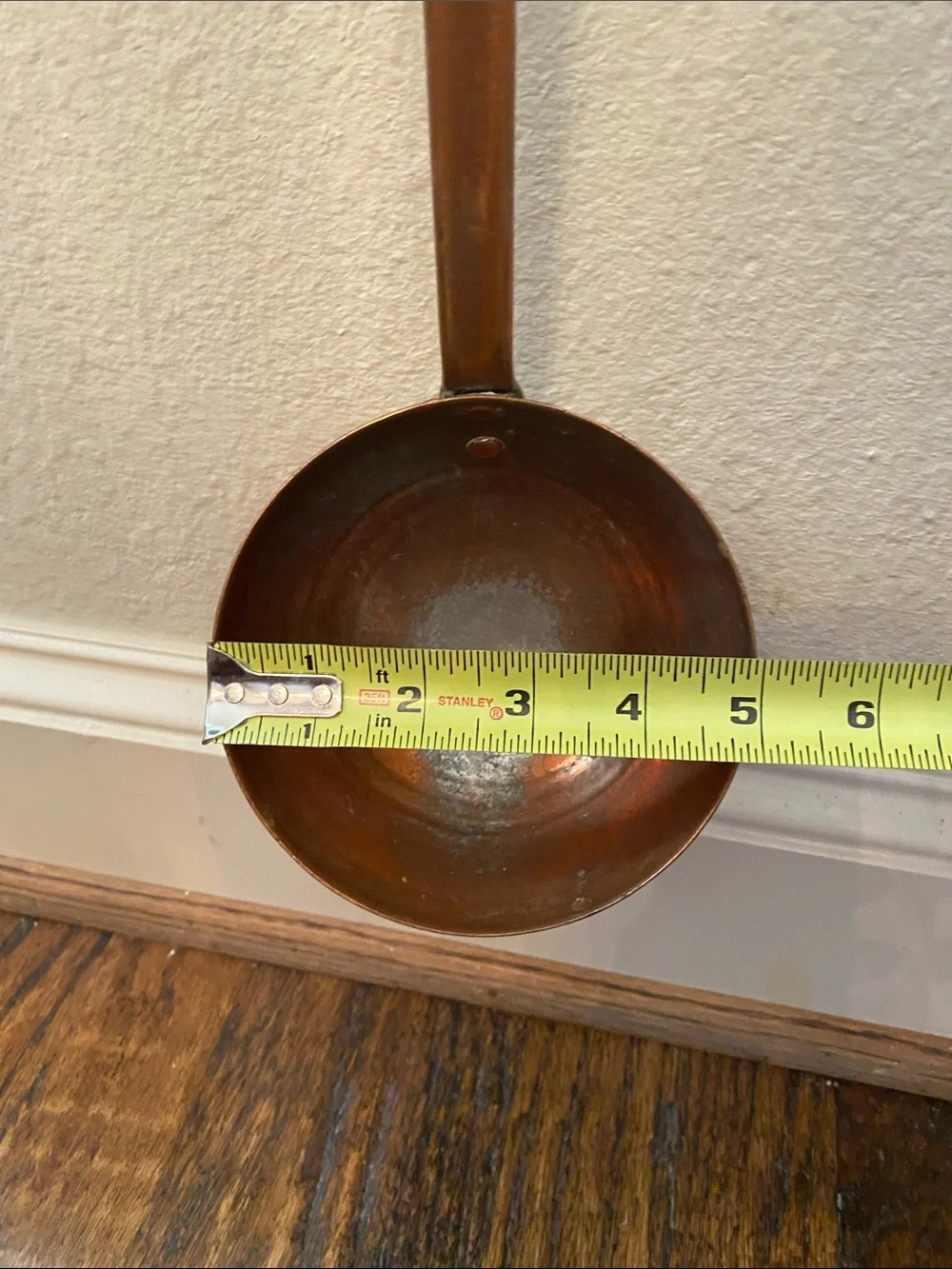 Decorative Hanging Copper Ladle Wall Accent
